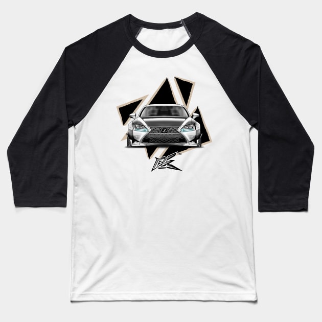 lexus rc350f Baseball T-Shirt by naquash